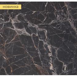 Стеновая панель - Мрамор Марквина черный глянец
