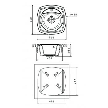 КОРСИКА мойка цвет жасмин FS, (РОССИЯ)