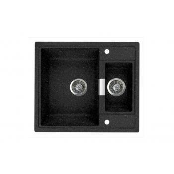 ЛИПСИ 580 К мойка цвет черный FG, (РОССИЯ)