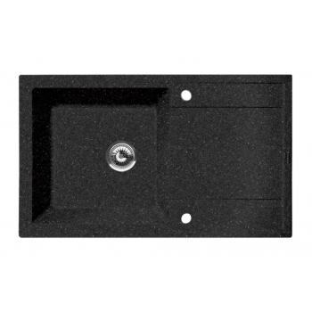 ЛИПСИ 860 мойка цвет черный FG, (РОССИЯ)