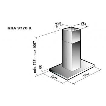 KORTING вытяжка KHA 9770 X