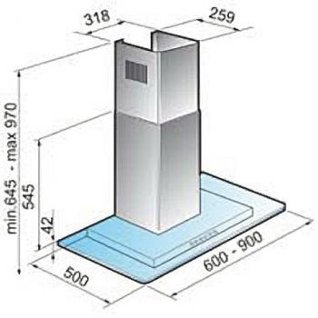 KORTING вытяжка KHC 6956 X