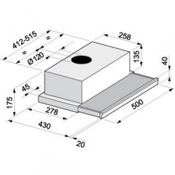 KORTING вытяжка KHP 5211 X