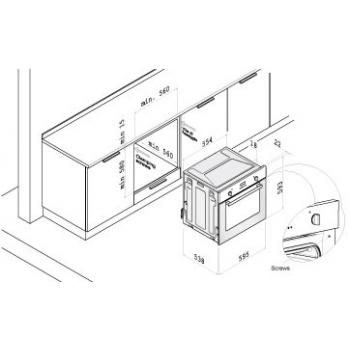 KORTING духовой шкаф газ OGG 741 CRB