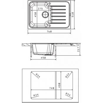 ТАИС 760 мойка цвет коричневый FSm, (РОССИЯ)