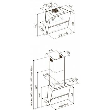 KORTING вытяжка KHC 99080 GW