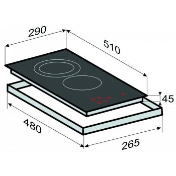 Zigmund & Shtain CIS 030.30 BX индукционная варочная поверхность (Гер