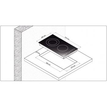Zigmund & Shtain CNS 302.30 BX стеклокерамическая поверхность