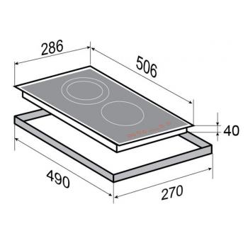Zigmund & Shtain CNS 302.30 WX стеклокерамическая поверхность (Германи