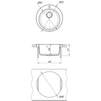 DR.Gans ГАЛА мойка цвет дюна (402)