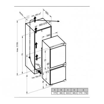 SCHAUB LORENZ SLU E 235 W4 холодильник встраиваемый