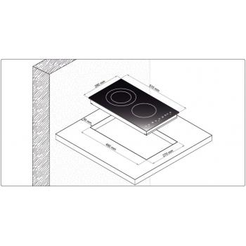 KORTING электрическая варочная HK 32033 BW