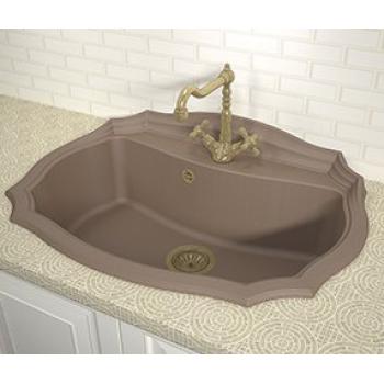 ЭМИЛИЯ 770 мойка цвет капучино FS, (РОССИЯ)