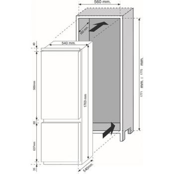 CANDY холодильник CKBBS 100 (Италия)