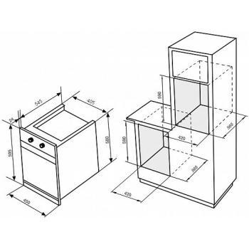KORTING духовой шкаф OKB 4941 CRB