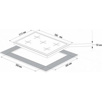 KORTING газовая варочная HG 697 CTN