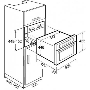 Тека микроволновая печь MWR 32 BIA BB 40586035 (беж.бронза)