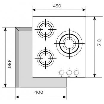 LEX GVG 431 С IV варочная поверхность