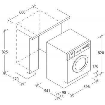 CANDY стирально-сушильная машина CBWD 8514TWH-07