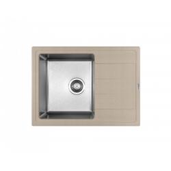 КОМБИ 650 мойка цвет песочный FSm, (РОССИЯ)
