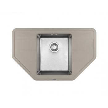 КОМБИ 800 С мойка цвет грей FSm, (РОССИЯ)