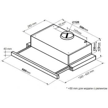 KORTING вытяжка KHP 6617 GW