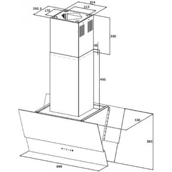 KORTING вытяжка KHA 99750 GW