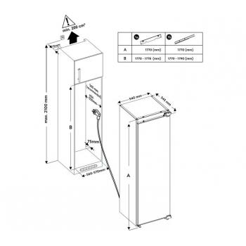 SCHAUB LORENZ SL FE225WE встраиваемая морозильная камера