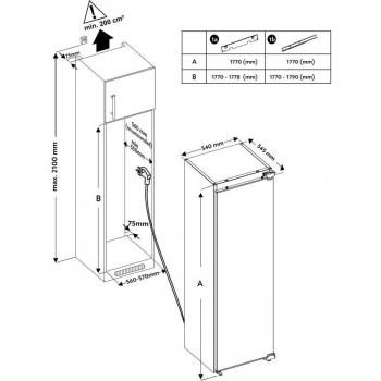 SCHAUB LORENZ SL SE310WE встраиваемая холодильная камера