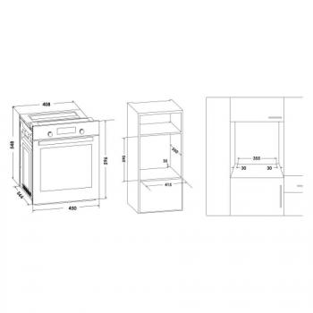 SCHAUB LORENZ SLB ES 4620 Электрическая духовка (планка)