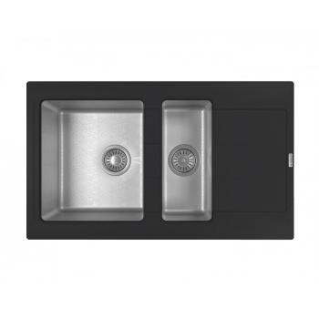 КОМБИ 860 К мойка цвет антрацит FSm, (РОССИЯ)