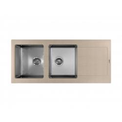 КОМБИ 1160 К мойка цвет песочный FSm, (РОССИЯ)
