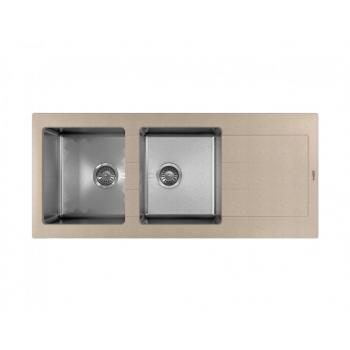 КОМБИ 1160 К мойка цвет песочный FSm, (РОССИЯ)