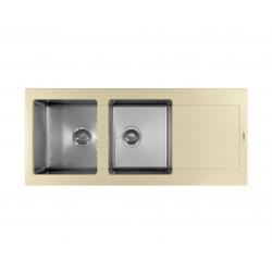 КОМБИ 1160 К мойка цвет шампань FSm, (РОССИЯ)
