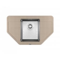 КОМБИ 800 С мойка цвет песочный FSm, (РОССИЯ)