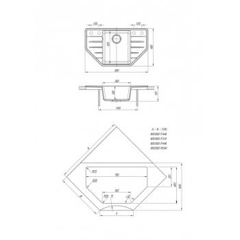 Dr.Gans Smart Ирис мойка цвет черный (308)