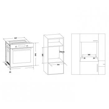 SCHAUB LORENZ SLB ES 6353 Электрическая духовка