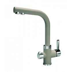 Смеситель АРЕС FL цвет бежевый ,