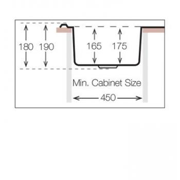Кухонная мойка TopZero (wellinox) COL580.488-GT8K