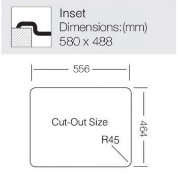 Кухонная мойка TopZero (wellinox) COL580.488-GT8K