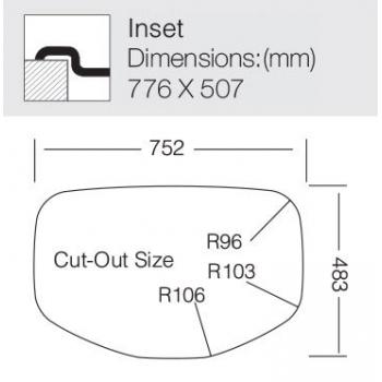 Кухонная мойка TopZero (wellinox) COL776.507 15 -GT8K