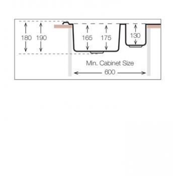 Кухонная мойка TopZero (wellinox) COL780.480 15GT8K