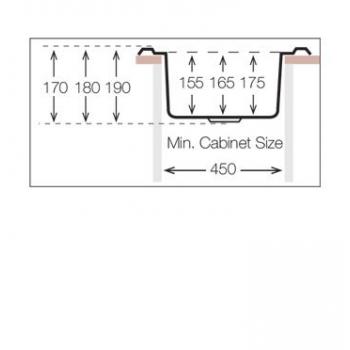 Kухонная мойка TopZero (wellinox) FAL490-GT8K