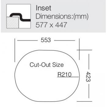 Кухонная мойка TopZero (wellinox) FAL577.447-GT8K