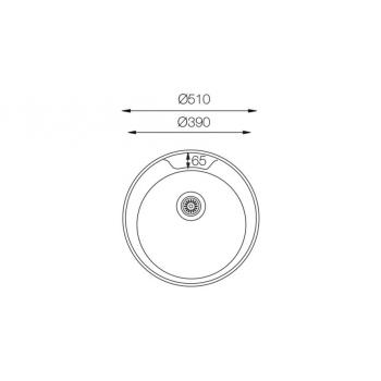 Кухонная мойка TopZero (wellinox) FAP510-GT8K
