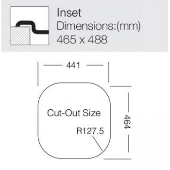 Кухонная мойка TopZero (wellinox) GAP465.488-GТ8K