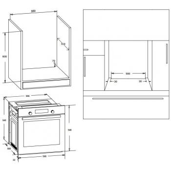 KORTING духовой шкаф OKB 691 CSXN