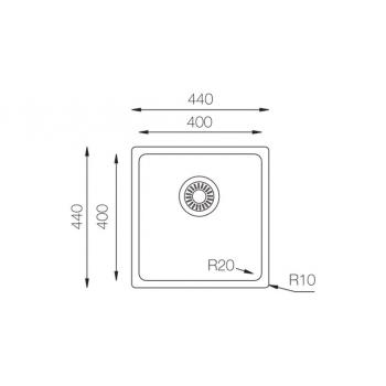 Кухонная мойка TopZero (prime) ME400.GT10K