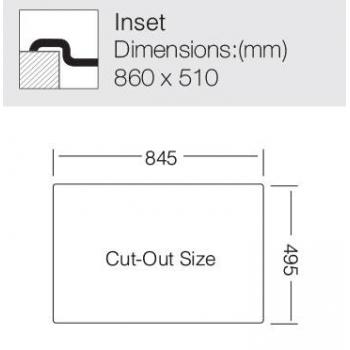 Кухонная мойка TopZero MM860.15.510.GT10K L