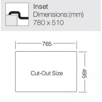 Кухонная мойка TopZero MM780.510.GT10K L